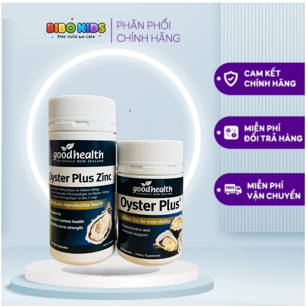 Tinh Chất Hàu Oyster Plus zinc, 60 viên