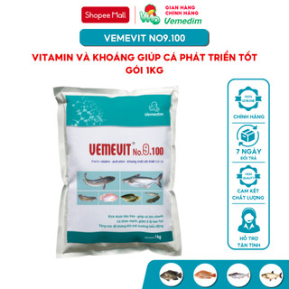 Vemedim Vemevit No. 9.100 Premix vitamin- axit amin- khoáng cho cá, gói 1kg