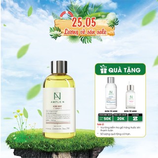 Toner Cho Da Mụn Và Nhạy Cảm AMPLE:N Acne Shot Toner 220ml