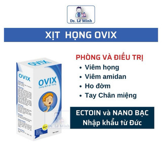 Dung dịch vệ sinh họng ovix 20ml