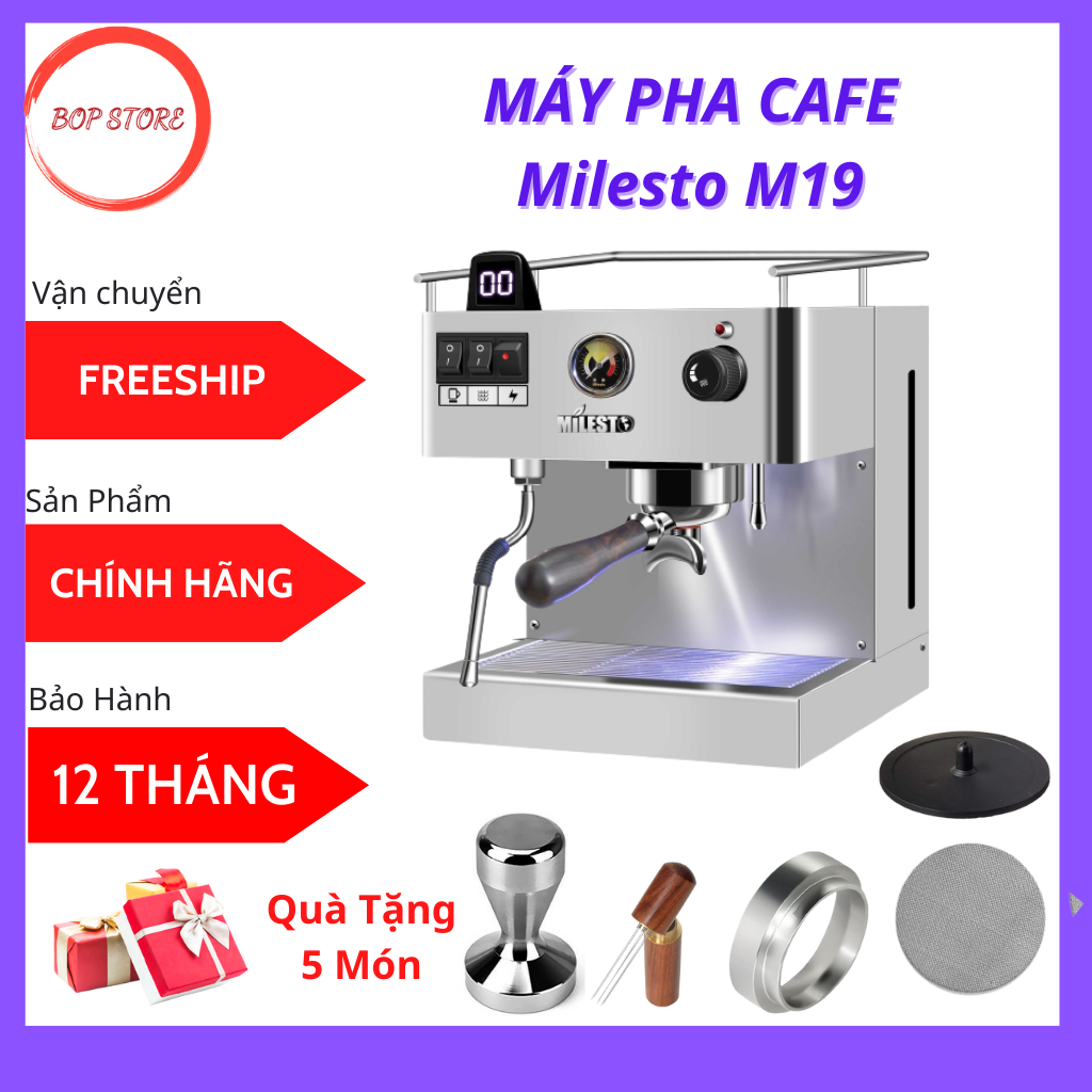 Máy pha cà phê Milesto M19, Máy pha cafe cho quán