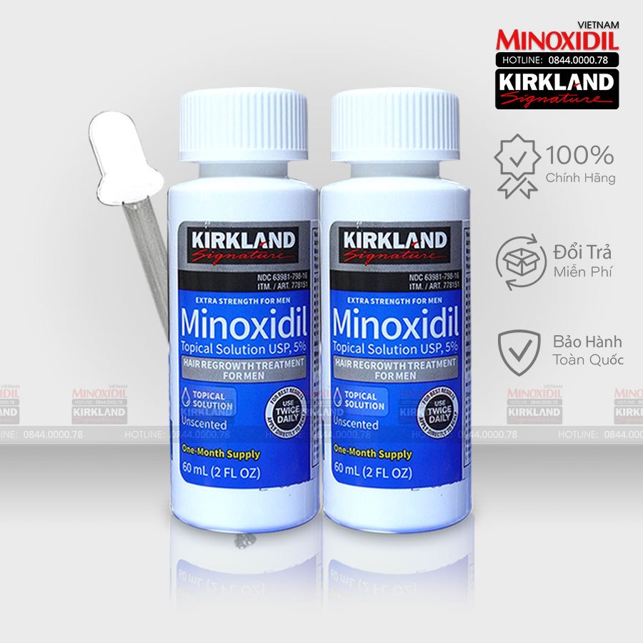Dung lịch mọc râu tóc Minox 5% Combo 2 chai