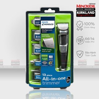 Tông đơ Philips Norelco Multigroom 3000 CHÍNH HÃNG, MỚI 100% giúp cắt tỉa râu, tóc, lông mũ