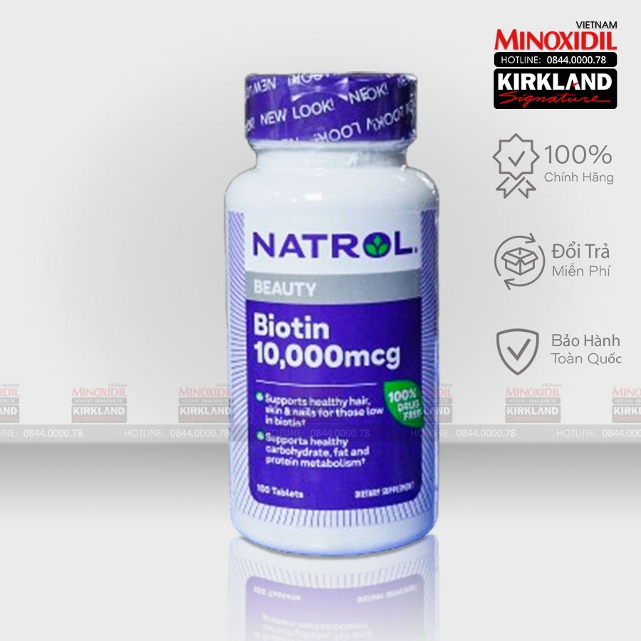 Natrol Biotin 10.000mcg 100v