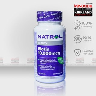 Natrol biotin 10.000mcg 100v
