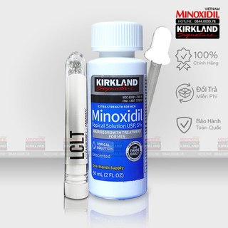Dung dịch giúp râu tóc Minoxidil 5% + bột pha LCLT