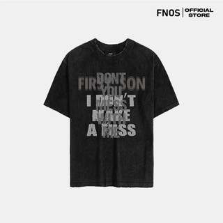 Áo Thun Unisex Form Overfit FNOS 'MAKE A FUSS' VINTAGE TEE TWG19 100% Cotton - Local Brand Chính Hãng