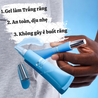 Gel tẩy trắng răng Crest Whitening Emulsion và Bút tẩy trắng răng Dazzling White Hỗ trợ trắng răng