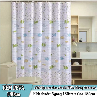 Rèm phòng tắm / Rèm cửa sổ họa tiết đại dương