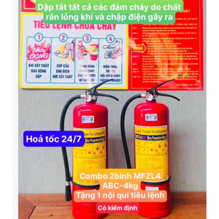 <Tặng nội quy+ tiê.u lệnh> COMBO 2b có Kiểm định CHẤT LƯỢNG TỐT - 4kg -ABC