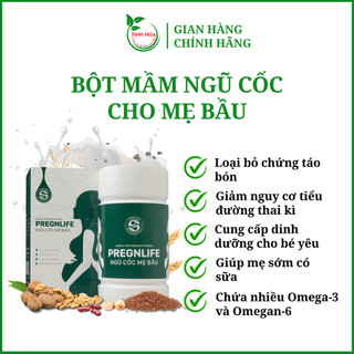 Ngũ cốc mẹ bầu hộp 500gr TINHHOACARE ngũ cốc dinh dưỡng mẹ bầu giúp giảm nghén hết nôn đầy đủ dưỡng chất mẹ thon con kho