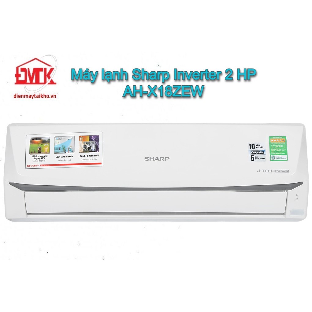 Máy lạnh Sharp Inverter 2 HP AH-X18ZEW
