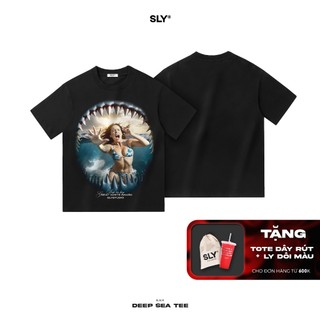 Áo thun cổ tròn SLY Deep Sea màu đen