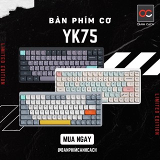 Bàn phím cơ không dây YK75 Low profile Red Switch