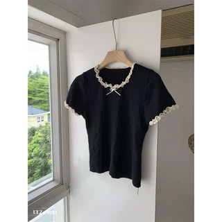 KAYY. Áo babytee viền ren _ A50106