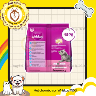 Hạt Whiskas mèo con 450g