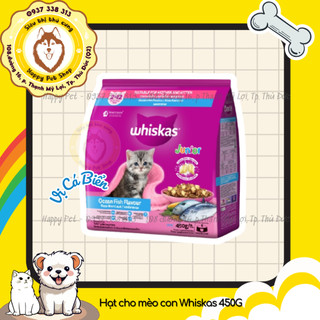Hạt Whiskas mèo con 450g