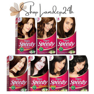 [Đủ màu-Phủ bạc 100%] Thuốc Nhuộm Tóc Bigen Speedy Color Cream 80ml