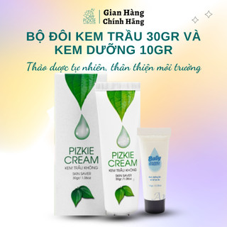 Bộ đôi dưỡng da cho bé Kem trầu không + Baby Cream 10gr