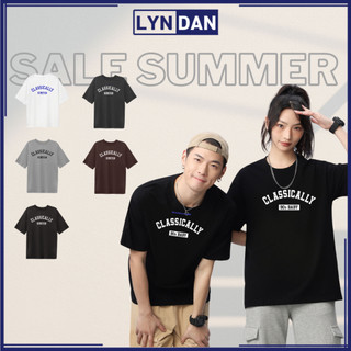 Áo phông thun nữ nam CLASS LYNDAN form rộng unisex chất cotton khô loại 1 thoáng mát thấm hút mồ hôi.