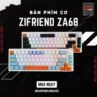 Bàn phím cơ có núm ZA68 ZIFRIEND KHÔNG DÂY