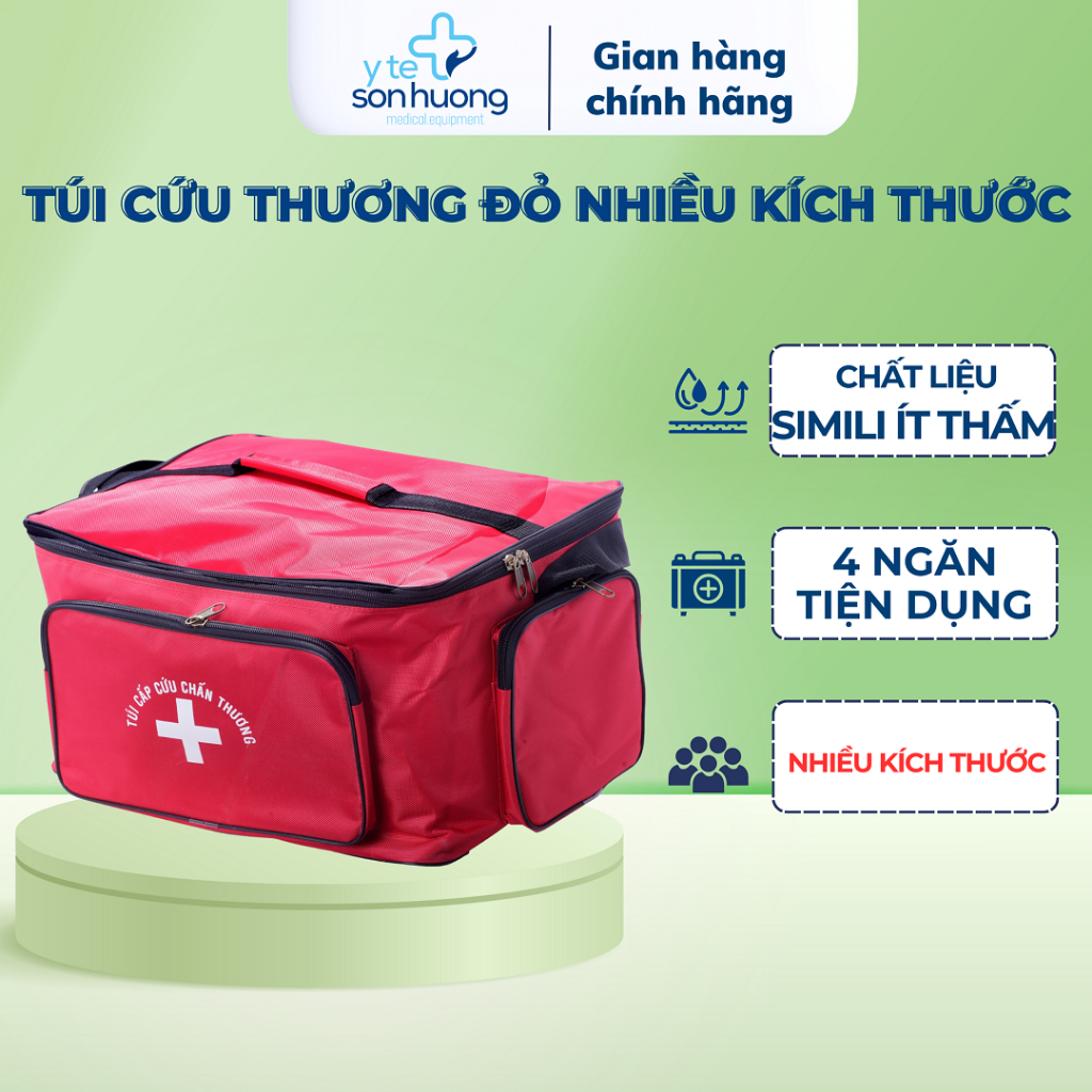 Túi cứu thương y tế,túi cấp cứu,túi sơ cứu màu đỏ