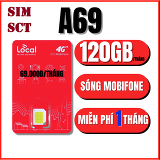 Sim mobifone 4g a69 tốc độ cao tặng 4gb/ngày thả ga truy cập internet
