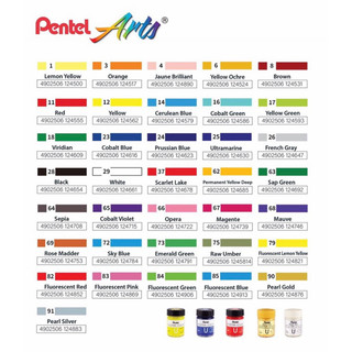 Màu poster color Pentel