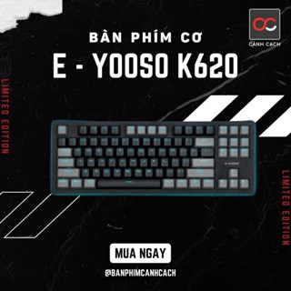 Bàn phím cơ Brown Switch HOTSWAP E-yooso K620 TKL