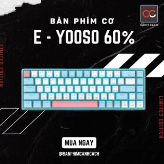 Bàn phím cơ Red Switch RGB e yooso 60% - HOTSWAP