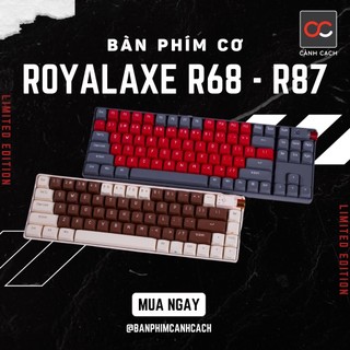 Bàn phím cơ không dây HOTSWAP Royal Axe R68, R87, R100 - LED RGB