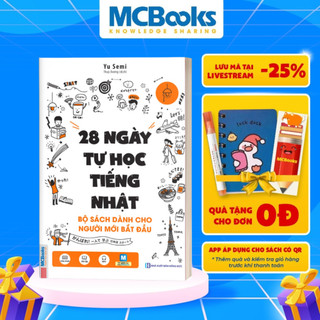 [LIFEMALL9915 - 12% đơn 99K] Sách - 28 Ngày Tự Học Tiếng Nhật Cho Người Mới Bắt Đầu