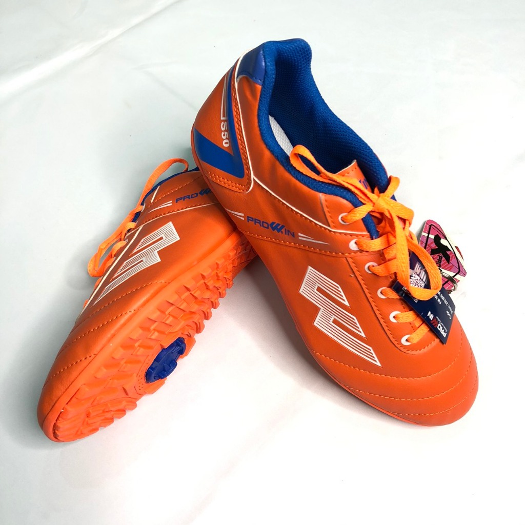 Giày đinh Đá Bóng Prowin FM 501 giày đá banh Đinh Nhỏ Màu Cam