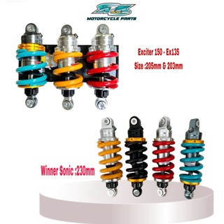 Phuộc sau không bình xe Exciter 150-Ex135 Và Winner chuẩn size có tăng chỉnh Rebound