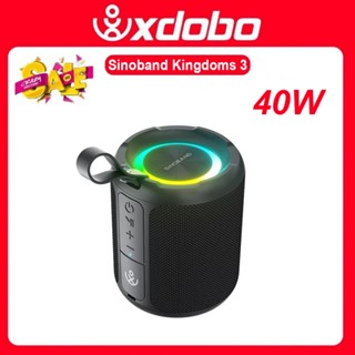  Loa Bluetooth 5.3 Xdobo 3 Kingdoms Công Suất 40W Có Đèn RGB Cho Loa Siêu Trầm Hỗ Trợ Thẻ TF USB TWS - BH 12 THÁNG 
