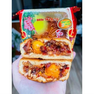 Bánh trung thu tân dân lợi 2 trứng 200gr nhân thập cẩm xá xíu siêu ngon