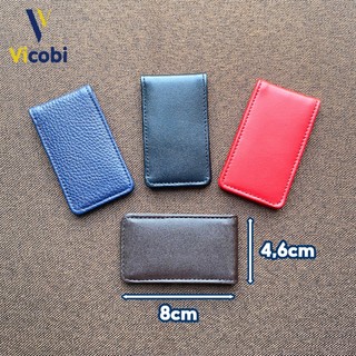 Kẹp tiền da bò Vicobi nhiều màu chọn lựa KT