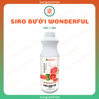 Syrup Bưởi Hồng Wonderful, Siro Bí Đao chuyên pha chế - Chai nhựa 1.3kg