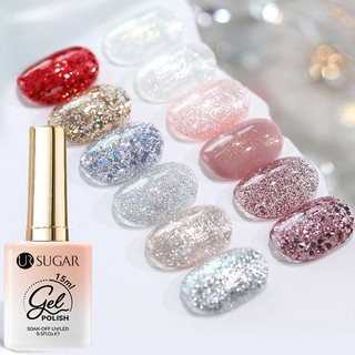 UR SUGAR Sơn Gel Nhũ 15ML Nước Sơn Móng Tay Gel Son Gel Nhũ Flash