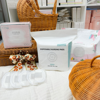  Miếng Lót Thấm Sữa 100 Miếng Siêu Thấm Hút Chống Tràn An Toàn Cho Mẹ Sau Sinh 