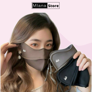  Khẩu trang  3 lớp bảo vệ MLANA chống nắng chống tia UV có thể tái sử dụng - K06 