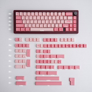 Bộ nút bàn phím cơ | Keycap Cherry Aniya | PBT Dyesub