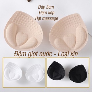 Miếng độn áo ngực, mút độn áo bra,bikini áo ngực tiện dụng mút đệm dày 4cm siêu đẩy nâng ngực mềm mịn(1 đôi)