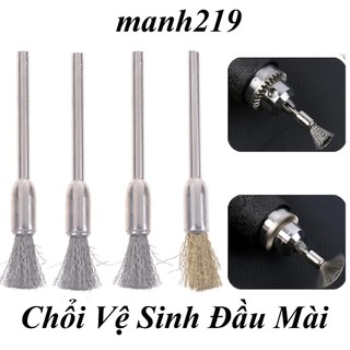 Chổi vệ sinh đầu mài móng nail, vệ sinh phủi bụi đầu mài - manh219
