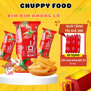 Bim bim khổng lồ 🎁chuppy food🎁 bim vị cà chua/tôm hùm, bim bim khổng lồ nội địa trung siêu hot