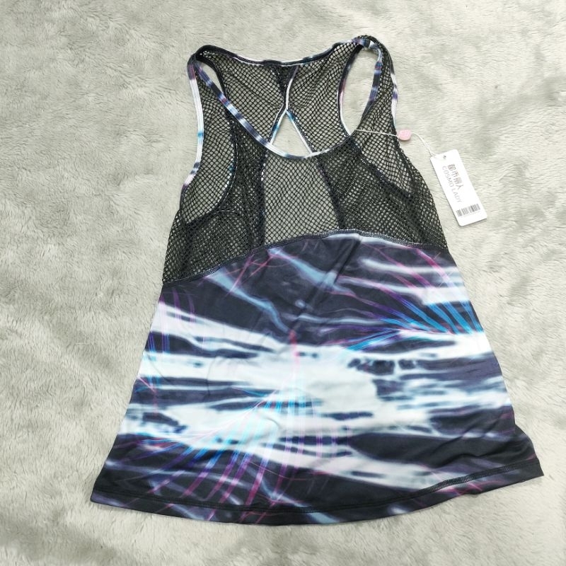 Áo tank top nữ phối lưới COSMO LADY