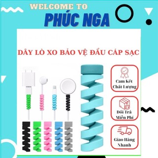 Combo 2 cáp Bảo Vệ Dây Sạc bằng silicon bền bỉ cao cấp