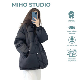Áo khoác phao có mũ liền thời trang MIHO STUDIO