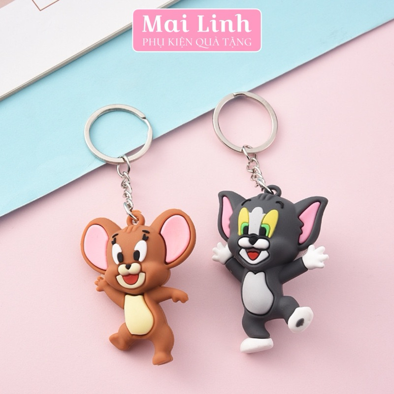 Cặp Móc Khoá Tom và Jerry Xinh Xỉuu