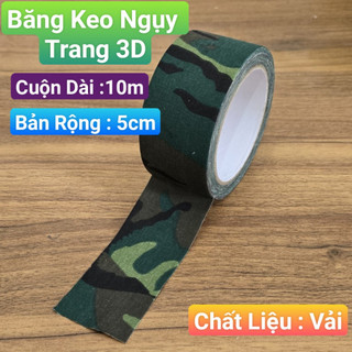 Băng Keo Dính Ngụy Trang 3D dài 10 mét mẫu 1